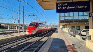 Alta velocit&agrave;, Tucci promuove l&rsquo;ipotesi di una coppia di Frecciarossa a Chiusi e critica l&rsquo;organizzazione tecnica dell&rsquo;assessorato ai trasporti