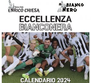 "Eccellenza Bianconera", in distribuzione il nuovo calendario realizzato dal Siena Club Enrico Chiesa