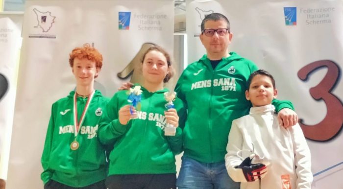 Mens Sana, Scherma: ottimo inizio degli atleti biancoverdi al Campionato Regionale U14