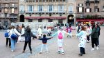 In Piazza del Campo un grande girotondo di bimbi e genitori per il flash mob "tutti rari"
