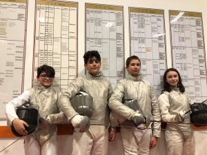 Cus Siena Scherma, buoni risultati degli U14 ai campionati toscani giovanili
