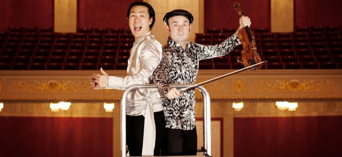 Poggibonsi, al Politeama il concerto di Carnevale dell’ORT con Igudesman e Joo