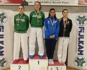 Mens Sana Karate, filotto delle biancoverdi alle qualificazioni del Campionato Italiano Cadetti