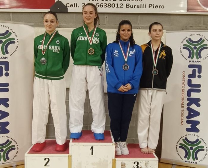 Mens Sana Karate, filotto delle biancoverdi alle qualificazioni del Campionato Italiano Cadetti