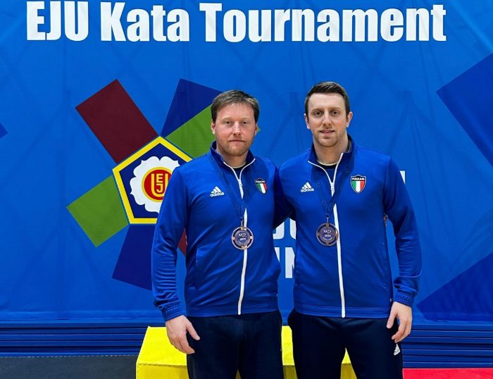 Judo, medaglia di bronzo agli Europei per Juri Ferretti in coppia con Enrico Tommasi