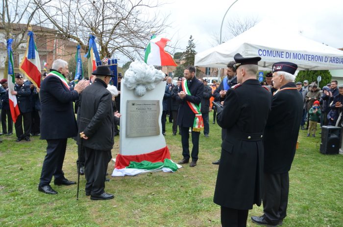 Monteroni d’Arbia, intitolazione del parco di Piazza Nenni al Maresciallo Francesco Rosi