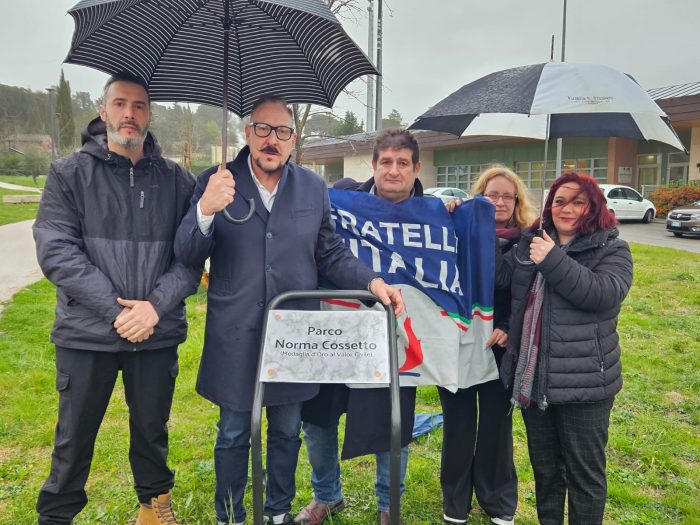 Castelnuovo Berardenga, Fratelli d'Italia intitola un parco pubblico a Norma Cossetto