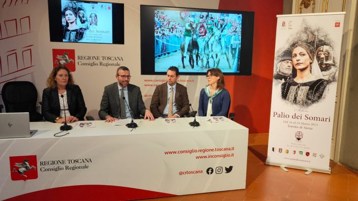 Presentato in Regione Toscana il 67° Palio dei Somari di Torrita di Siena