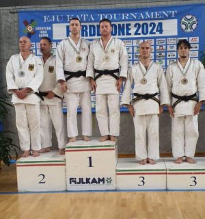 Judo, il senese Yuri Ferretti medaglia d'oro al EJU kata tournament a Pordenone