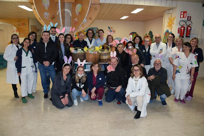 Pasqua alle Scotte: giochi e uova da parte della Banda Bassotti per i piccoli pazienti