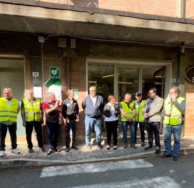 Siena, inaugurata nuova postazione Dae a Vico Alto