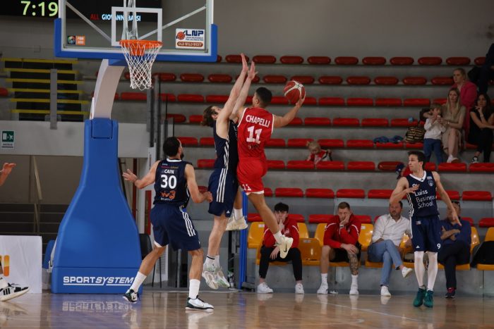 Basket A2, la San Giobbe cresce alla distanza ed espugna Roma