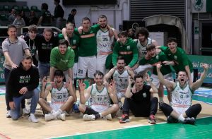 Basket: Mens Sana Basketball vince gara2 all'overtime con San Vincenzo