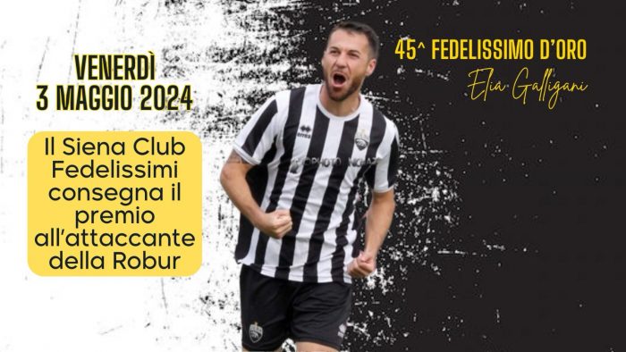 Robur, ad Elia Galligani il Fedelissimo d’Oro 2024