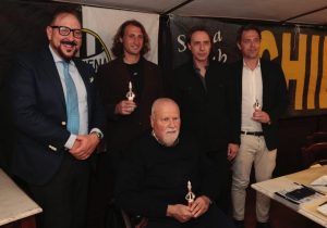 Robur: Premio De Luca, Enrico Chiesa lo consegna a Lollo, Guerri e Cannoni