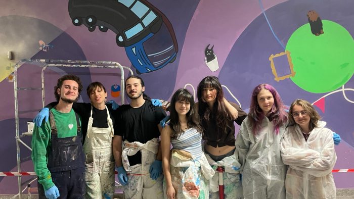 Nuova vita per il sottopasso della Lizza grazie agli studenti del Liceo Artistico di Siena