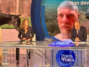 Cani aggressivi, Viola Carignani protagonista a Porta a Porta