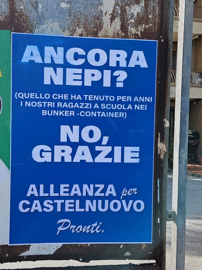 Amministrative Castelnuovo, Rosso: "Ancora Nepi? No grazie"