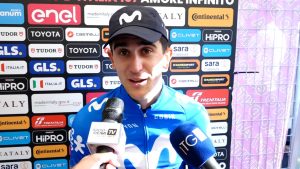 Giro d'Italia a Rapolano, Pelayo Sanchez: "Qui è tutto magico, aver vinto è un sogno"