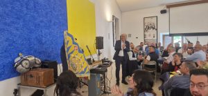 Torselli alla festa di pensionamento di Mauro Marruganti: "In Europa per difendere il Palio"