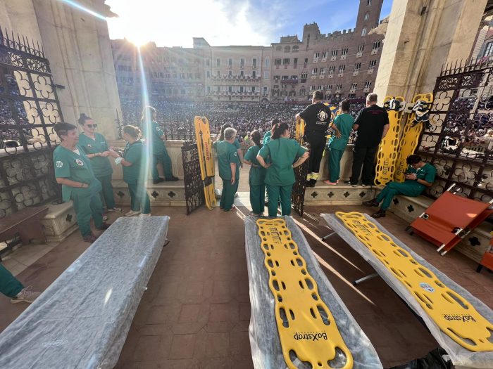 Palio di Siena 2 luglio, l&rsquo;organizzazione del 118 per il soccorso sanitario