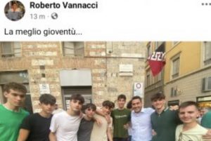 Il generale Vannacci ospite a cena nella Contrada dell'Oca