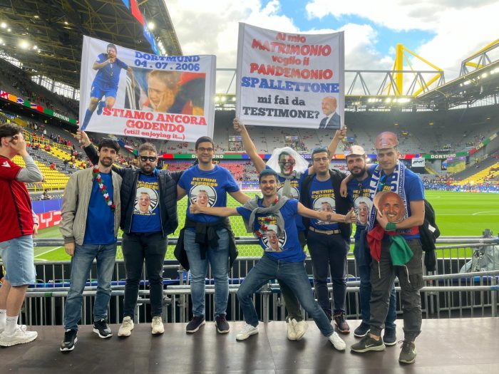 Un senese agli Europei: "Qui per invitare Spalletti al mio matrimonio"