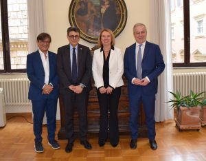 Universit&agrave; di Siena, Franco Locatelli incontra il Rettore Roberto Di Pietra