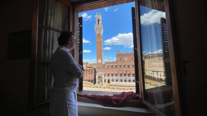 Yannick Alléno, il 15 stelle Michelin incantato dalla magia del Palio