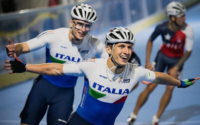 Mondiali di pattinaggio corsa, Marsili e Chiumento firmano i primi ori