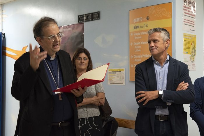 Visita del Cardinale Augusto Paolo Lojudice all&rsquo;Aou Senese