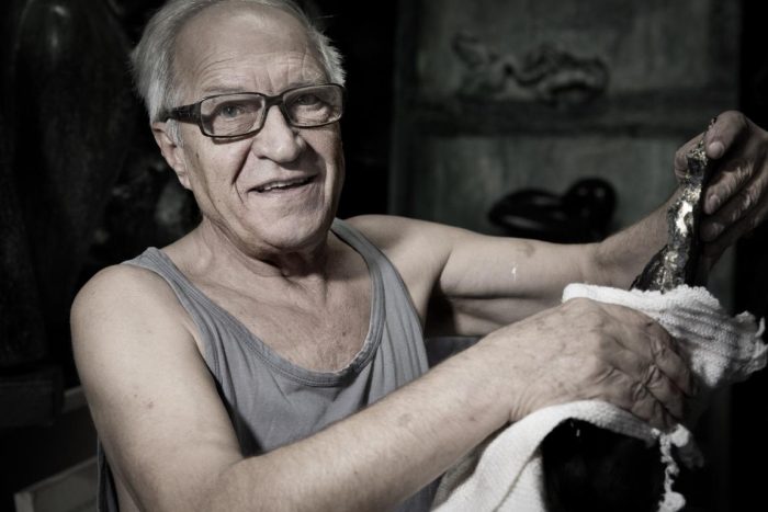 Inaugurazione della mostra di Onofrio Pepe all'Universit&agrave; per Stranieri di Siena