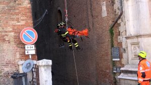 Siena, prove di evacuazione per Torre del Mangia e Bottini. Magi: "Dimostrato di essere pronti"