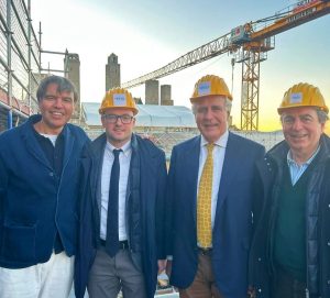 Recupero ex carcere di S. Domenico, sopralluogo di Giani a San Gimignano