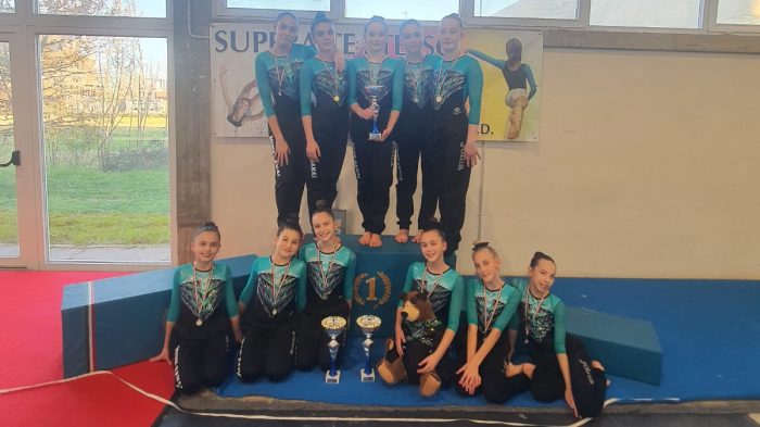A Montevarchi la Mens Sana Ginnastica Artistica fa il pieno di medaglie