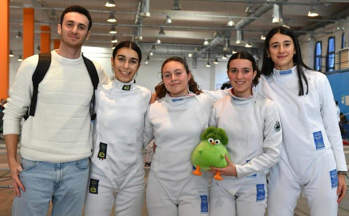 Mens Sana Scherma festeggia la promozione della spada femminile in C1