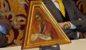 Pienza, il "San Luca" di Pietro Lorenzetti torna a casa