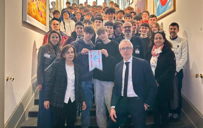 Gli studenti del Sarrocchi di Siena in Consiglio regionale della Toscana