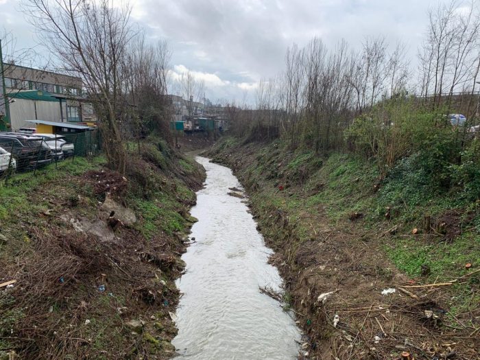 Siena, pulizia del torrente Tressa: volontari in azione per l&rsquo;ambiente
