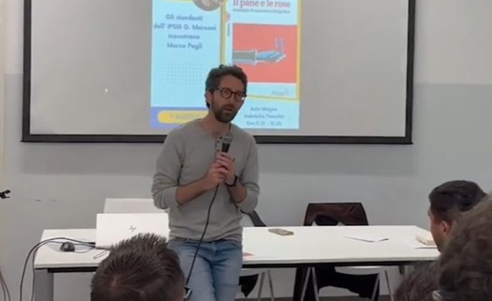 Marco Paglia all’IPSIA Marconi di Siena: "Il lavoro come chiave di lettura del presente”