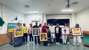 Associazioni di volontariato donano all&rsquo;Oncologia di Nottola un ecografo portatile e quadri