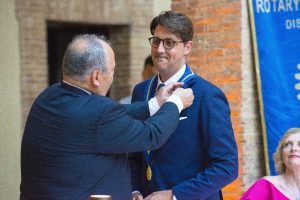Passaggio del collare al Rotary Club Montalcino: Antonio Iodice nuovo presidente