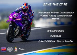 Colle Val d'Elsa celebra il titolo mondiale MotoGP 2024: Piazza Arnolfo in Festa con Yamaha Prima Pramac