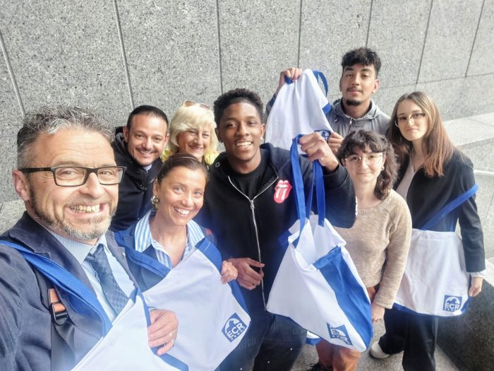 Gli studenti del Caselli di Siena in viaggio al Parlamento europeo di Bruxelles con il premio David Sassoli della Cisl