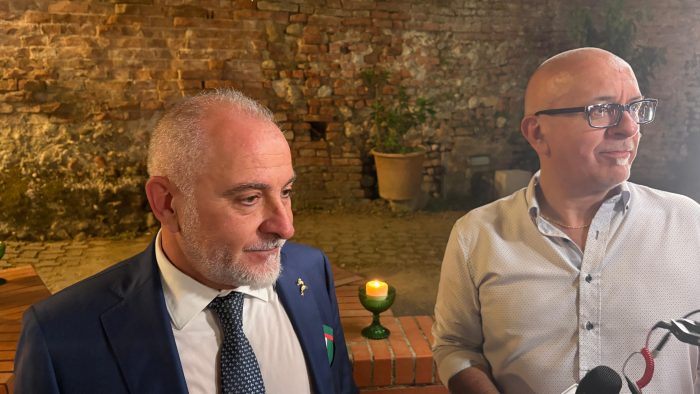 Palio di Siena, il Governatore dell'Oca Laini: "Dedicato alla mia famiglia e a tutta la contrada, che ci &egrave; stata vicina come non mai"