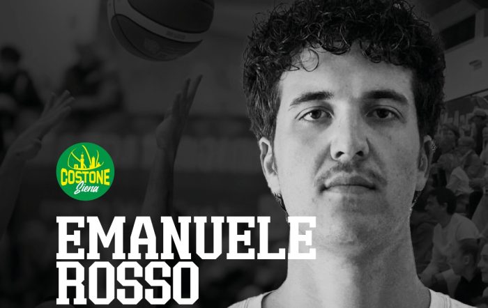 Costone Siena, Emanuele Rosso si presenta: "Convinto dal progetto, non vedo l'ora di iniziare"