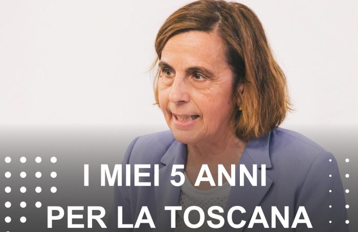 "I miei 5 anni per la Toscana", Anna Paris presenta il suo resoconto di mandato