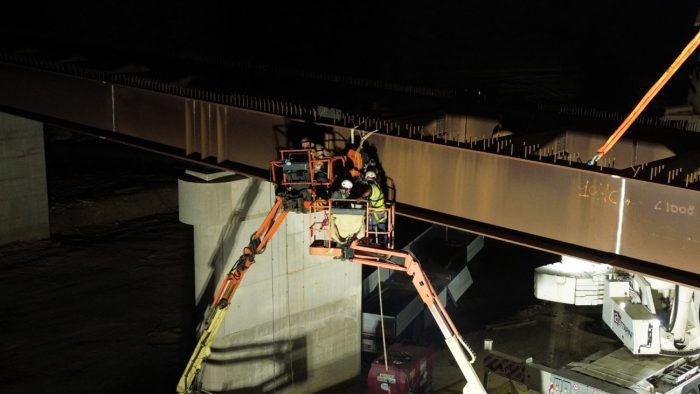 Toscana, Anas: completato il varo di un nuovo cavalcavia sulla SS223 (Grosseto-Siena) nell&rsquo;ambito dei lavori di raddoppio a 4 corsie