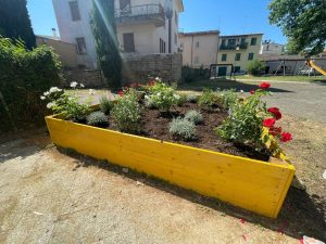 Colle di Val d'Elsa, un'aiuola per il Centro Salute Mentale