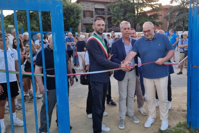 Monteroni d’Arbia, dopo i lavori inaugurato il campo sportivo “Lido Gagliardi”